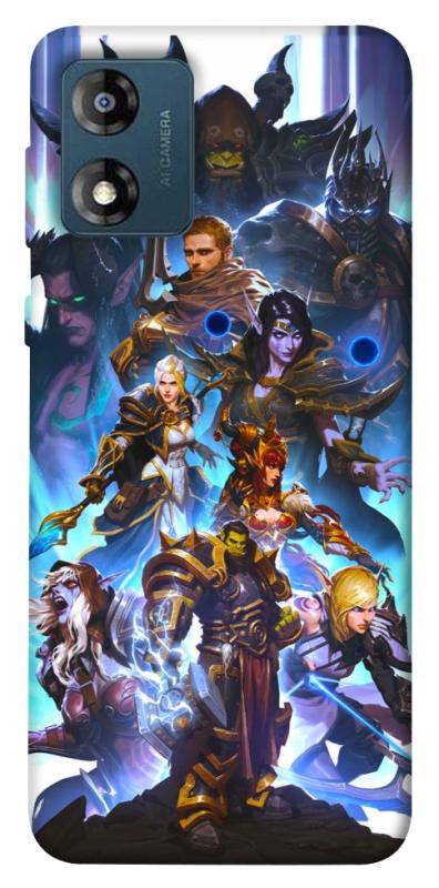 Чохол itsPrint World of warcraft для Motorola Moto E13, ігри, купити оптом з доставкою