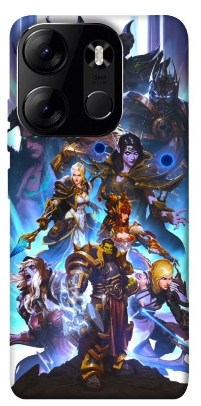 Чохол itsPrint World of warcraft для Tecno Spark Go 2023, ігри, купити оптом з доставкою