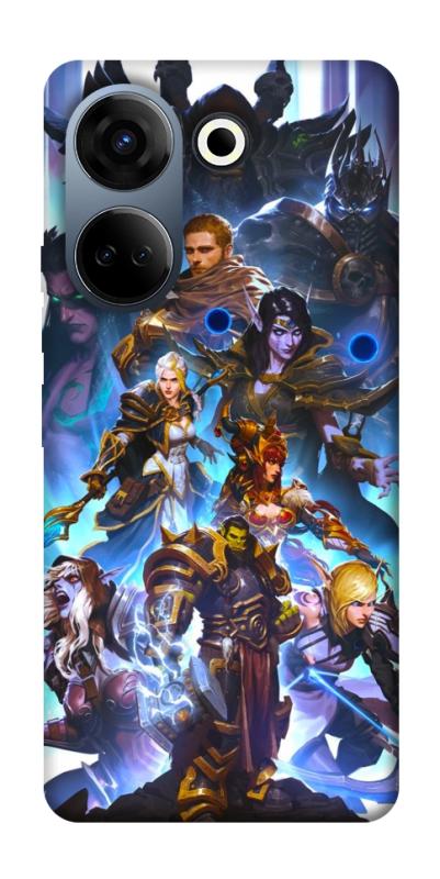Чехол itsPrint World of warcraft для TECNO Camon 20 Pro (CK7n), игры, купить оптом с доставкой