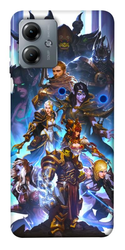 Чохол itsPrint World of warcraft для Motorola Moto G14, ігри, купити оптом з доставкою