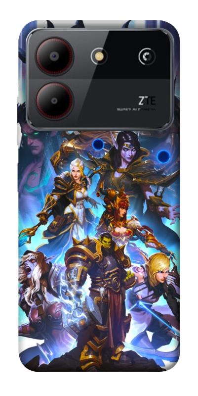 Чехол itsPrint World of warcraft для ZTE Blade A54 4G, игры, купить оптом с доставкой
