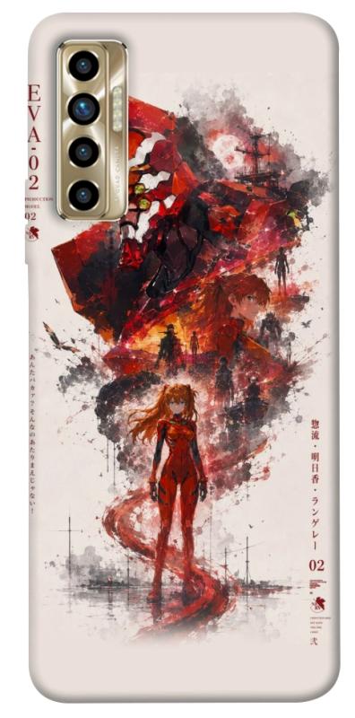 Чохол itsPrint Red eclipse для TECNO Camon 17P, аніме, купити оптом з доставкою