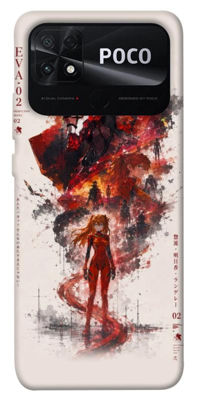 Чохол itsPrint Red eclipse для Xiaomi Poco C40, аніме, купити оптом з доставкою