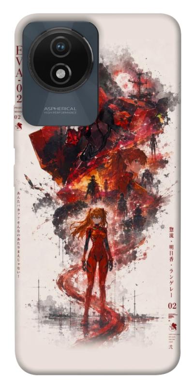 Чохол itsPrint Red eclipse для Vivo Y02, аніме, купити оптом з доставкою