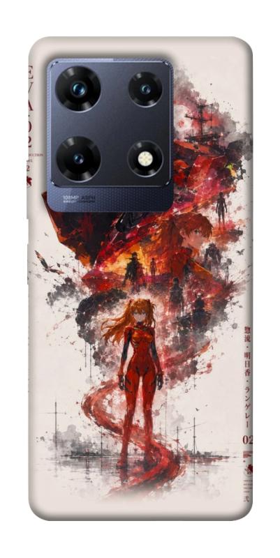 Чехол itsPrint Red eclipse для Infinix Note 30 Pro, аниме, купить оптом с доставкой