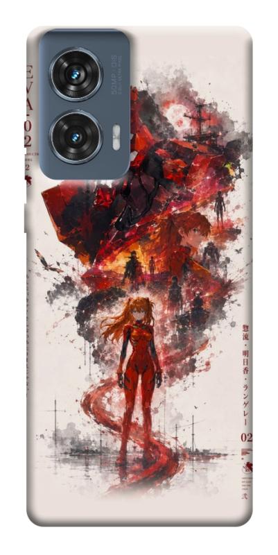 Чехол itsPrint Red eclipse для Motorola Edge 50 Fusion, аниме, купить оптом с доставкой