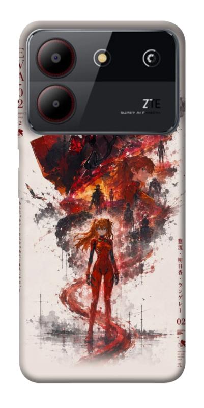 Чехол itsPrint Red eclipse для ZTE Blade A54 4G, аниме, купить оптом с доставкой