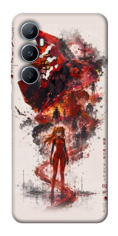 Чехол itsPrint Red eclipse для Realme C65 4G, аниме, купить оптом с доставкой