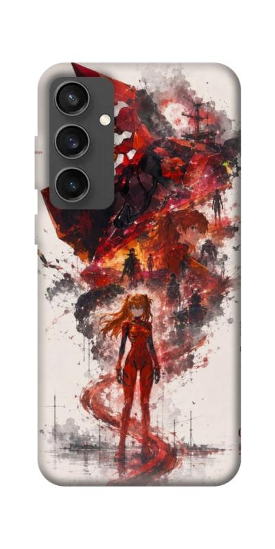 Чехол itsPrint Red eclipse для Samsung Galaxy S24 FE, аниме, купить оптом с доставкой