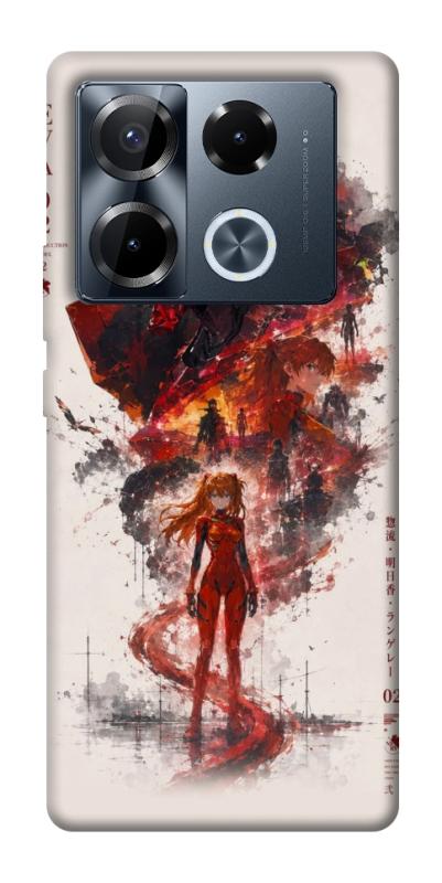 Чехол itsPrint Red eclipse для Infinix Note 40 Pro 4G, аниме, купить оптом с доставкой