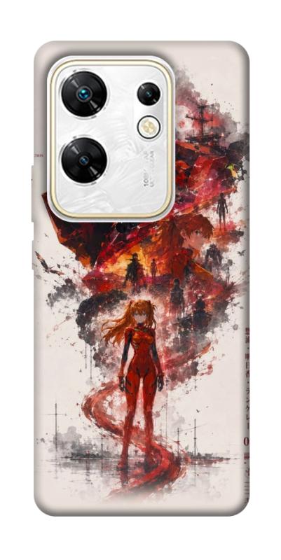 Чехол itsPrint Red eclipse для Infinix Zero 30 4G, аниме, купить оптом с доставкой