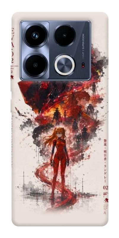 Чехол itsPrint Red eclipse для Infinix Note 40 4G, аниме, купить оптом с доставкой
