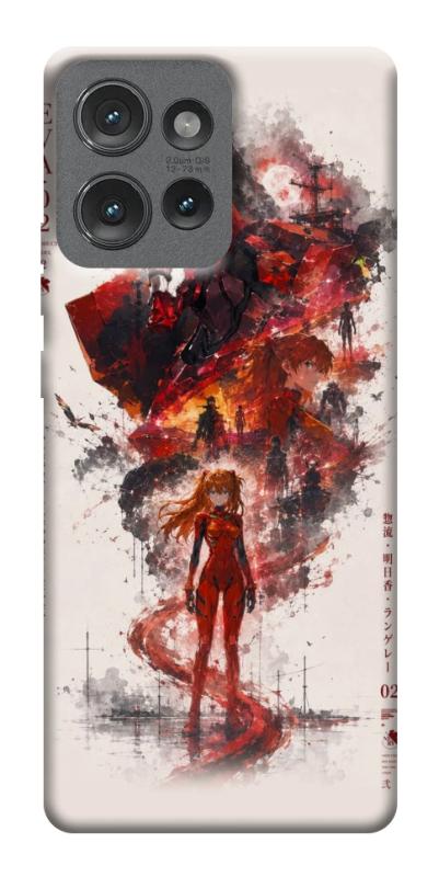 Чехол itsPrint Red eclipse для Motorola Edge 50, аниме, купить оптом с доставкой