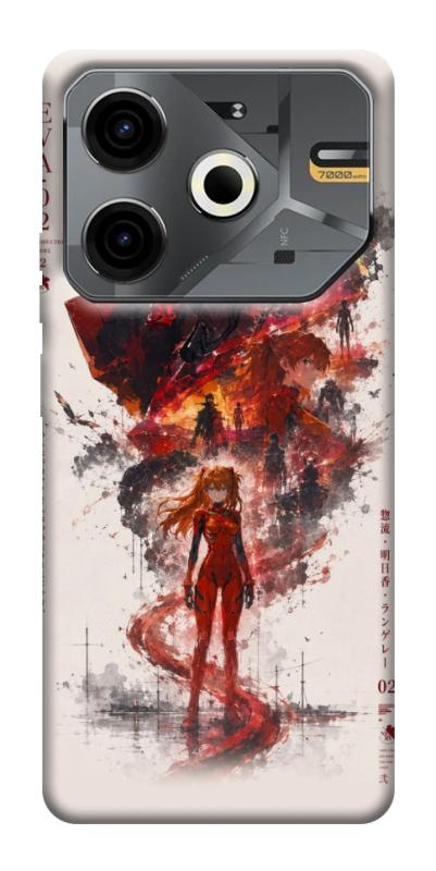 Чехол itsPrint Red eclipse для TECNO Pova 6 Neo (LI6), аниме, купить оптом с доставкой