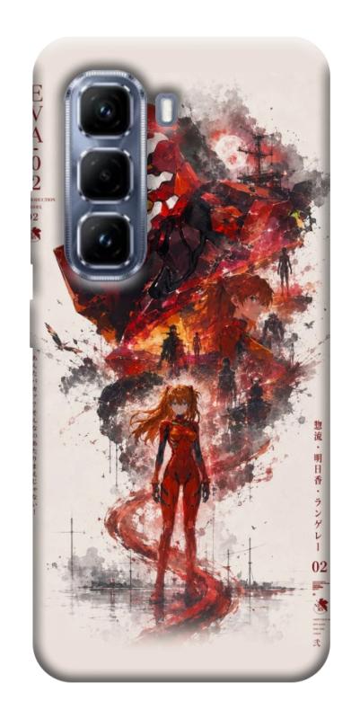 Чехол itsPrint Red eclipse для Infinix Hot 50 Pro, аниме, купить оптом с доставкой