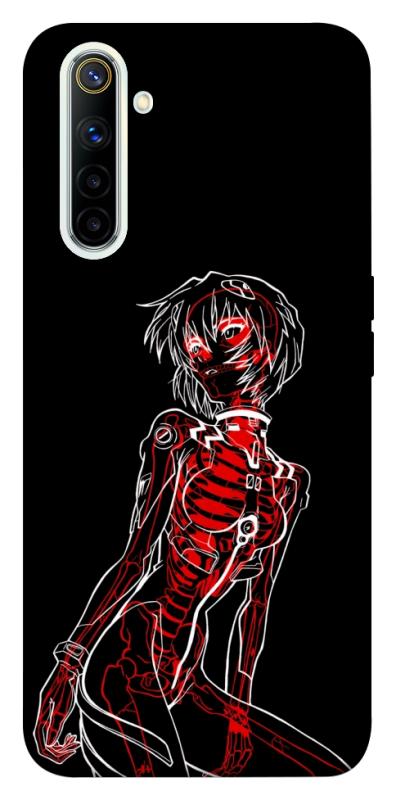 Чехол itsPrint Rei skeleton для Realme 6, аниме, купить оптом с доставкой