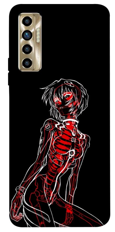 Чохол itsPrint Rei skeleton для TECNO Camon 17P, аніме, купити оптом з доставкою