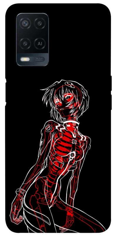 Чехол itsPrint Rei skeleton для Oppo A16s / A16, аниме, купить оптом с доставкой