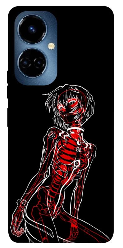 Чохол itsPrint Rei skeleton для TECNO Camon 19 (CI6n) / 19 Pro (CI8n), аніме, купити оптом з доставкою