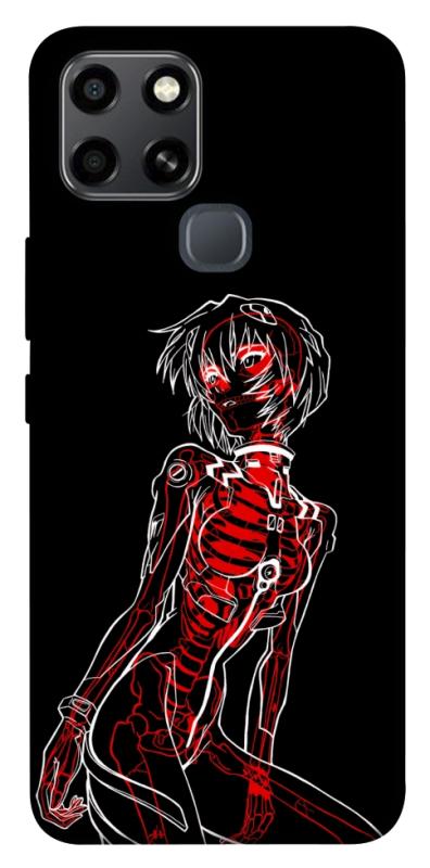 Чехол itsPrint Rei skeleton для Infinix Smart 6, аниме, купить оптом с доставкой