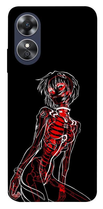 Чехол itsPrint Rei skeleton для Oppo A17, аниме, купить оптом с доставкой