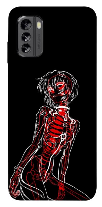 Чехол itsPrint Rei skeleton для Nokia G60, аниме, купить оптом с доставкой