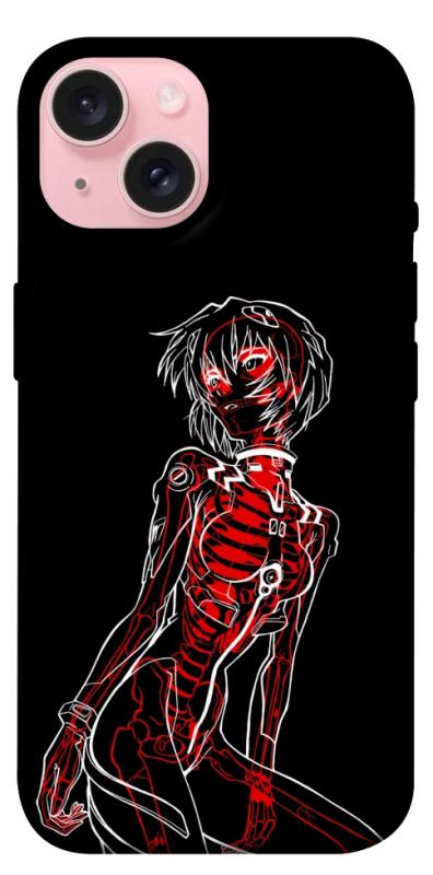 Чехол itsPrint Rei skeleton для Apple iPhone 15 (6.1"), аниме, купить оптом с доставкой