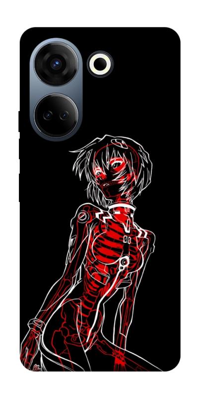Чехол itsPrint Rei skeleton для TECNO Camon 20 Pro (CK7n), аниме, купить оптом с доставкой