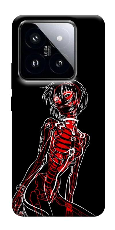 Чехол itsPrint Rei skeleton для Xiaomi 14 Pro, аниме, купить оптом с доставкой