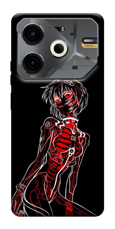 Чохол itsPrint Rei skeleton для TECNO Pova 6 Neo (LI6), аніме, купити оптом з доставкою
