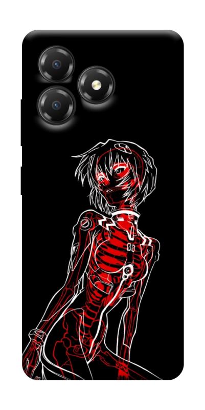 Чехол itsPrint Rei skeleton для ZTE Blade A36, аниме, купить оптом с доставкой