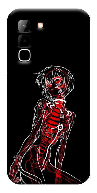 Чехол itsPrint Rei skeleton для Infinix Hot 70, аниме, купить оптом с доставкой