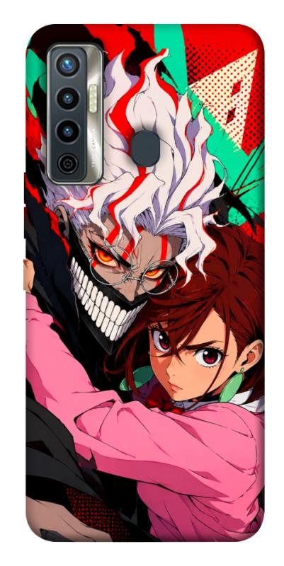 Чехол itsPrint Crazy duo для TECNO Camon 17 Pro, аниме, купить оптом с доставкой