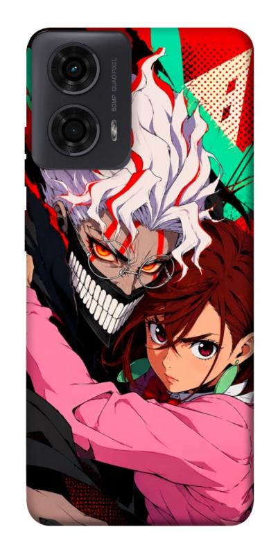 Чехол itsPrint Crazy duo для Motorola Moto G24, аниме, купить оптом с доставкой