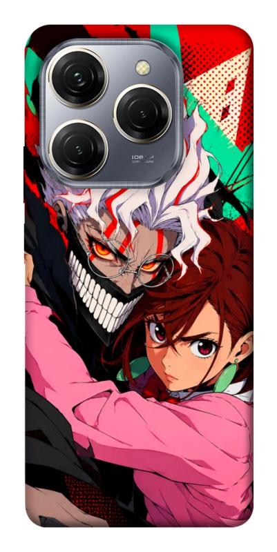 Чехол itsPrint Crazy duo для TECNO Spark 20 Pro, аниме, купить оптом с доставкой