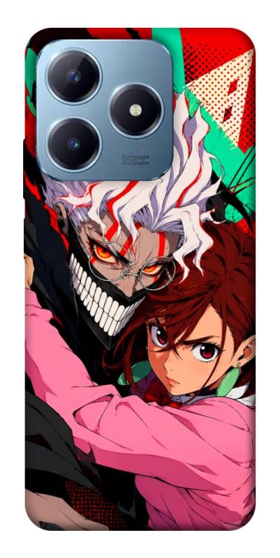 Чехол itsPrint Crazy duo для Realme C63 4G, аниме, купить оптом с доставкой