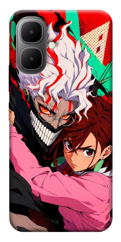 Чехол itsPrint Crazy duo для Infinix Smart 10, аниме, купить оптом с доставкой