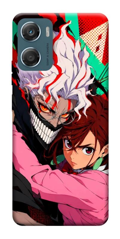 Чехол itsPrint Crazy duo для Motorola Moto G06, аниме, купить оптом с доставкой