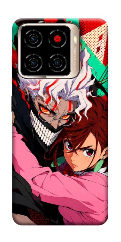 Чехол itsPrint Crazy duo для ZTE Blade A56, аниме, купить оптом с доставкой