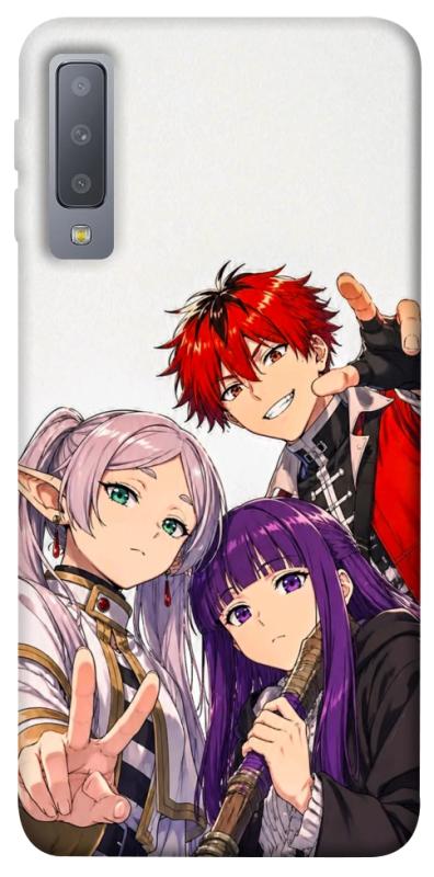 Чохол itsPrint Frieren and friends для Samsung A750 Galaxy A7 (2018), аніме, купити оптом з доставкою