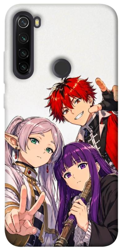 Чехол itsPrint Frieren and friends для Xiaomi Redmi Note 8T, аниме, купить оптом с доставкой