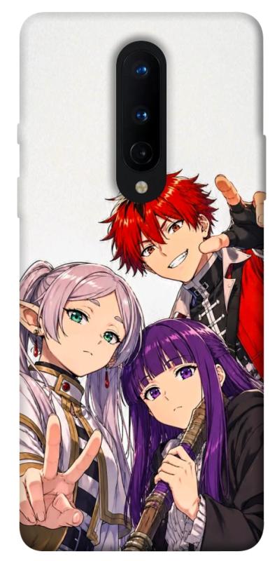 Чехол itsPrint Frieren and friends для OnePlus 8, аниме, купить оптом с доставкой