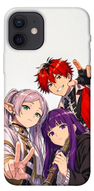 Чохол itsPrint Frieren and friends для Apple iPhone 12 Pro (6.1"), аніме, купити оптом з доставкою