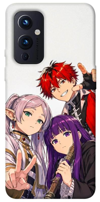 Чехол itsPrint Frieren and friends для OnePlus 9, аниме, купить оптом с доставкой