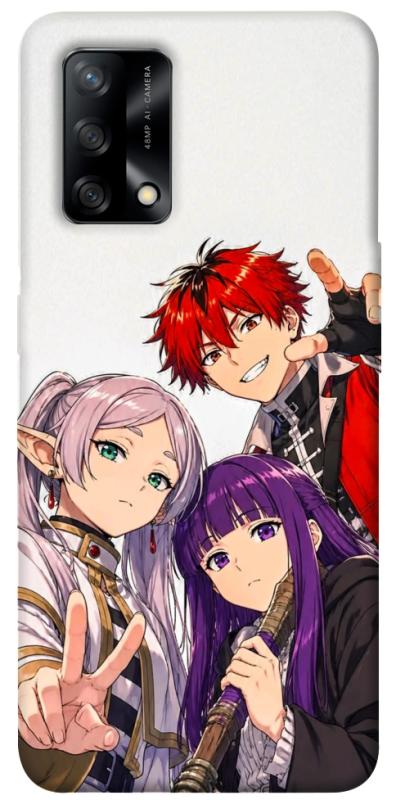 Чехол itsPrint Frieren and friends для Oppo A74 4G, аниме, купить оптом с доставкой