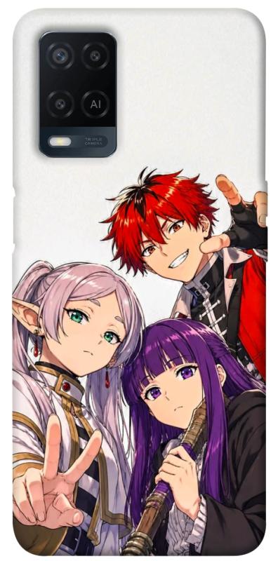 Чехол itsPrint Frieren and friends для Oppo A16s / A16, аниме, купить оптом с доставкой