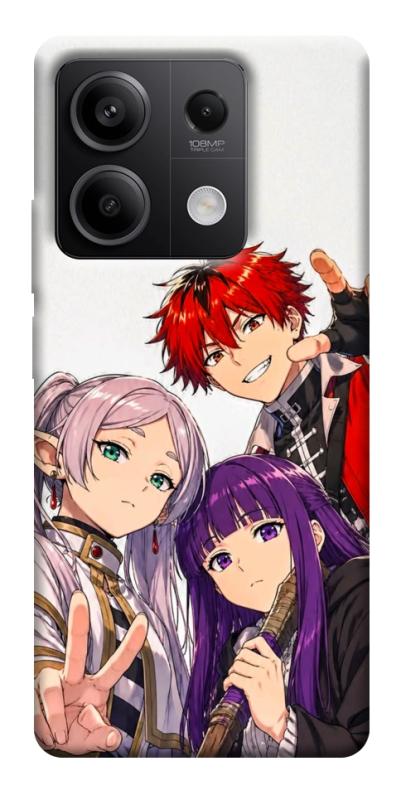 Чехол itsPrint Frieren and friends для Xiaomi Redmi Note 13 5G, аниме, купить оптом с доставкой