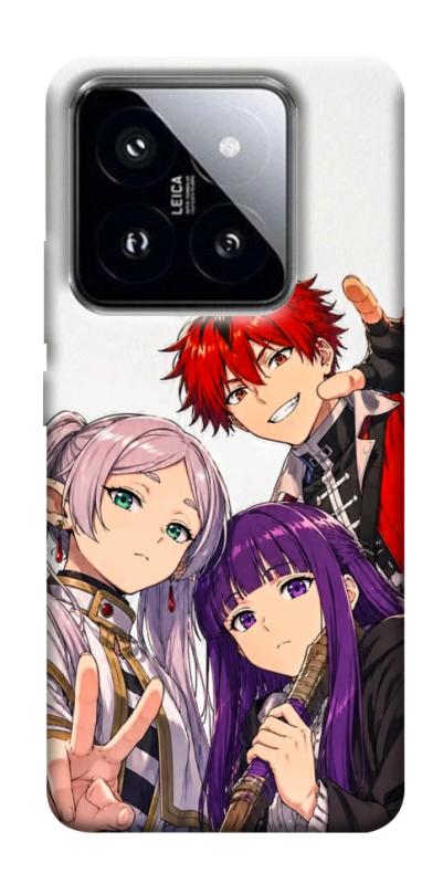 Чехол itsPrint Frieren and friends для Xiaomi 14 Pro, аниме, купить оптом с доставкой