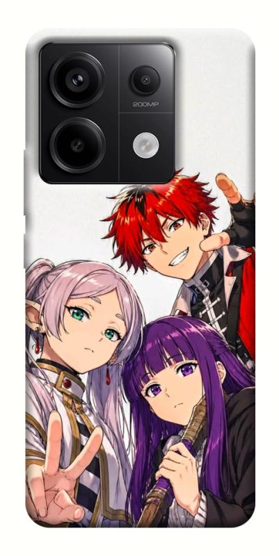 Чехол itsPrint Frieren and friends для Xiaomi Redmi Note 13 Pro 4G, аниме, купить оптом с доставкой