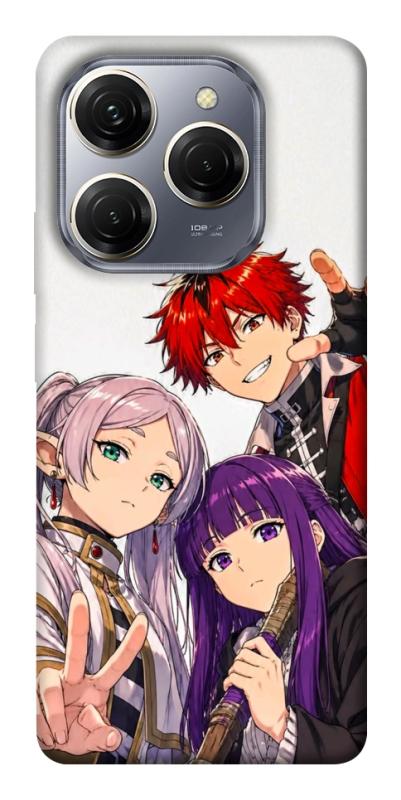 Чохол itsPrint Frieren and friends для TECNO Spark 20 Pro, аніме, купити оптом з доставкою
